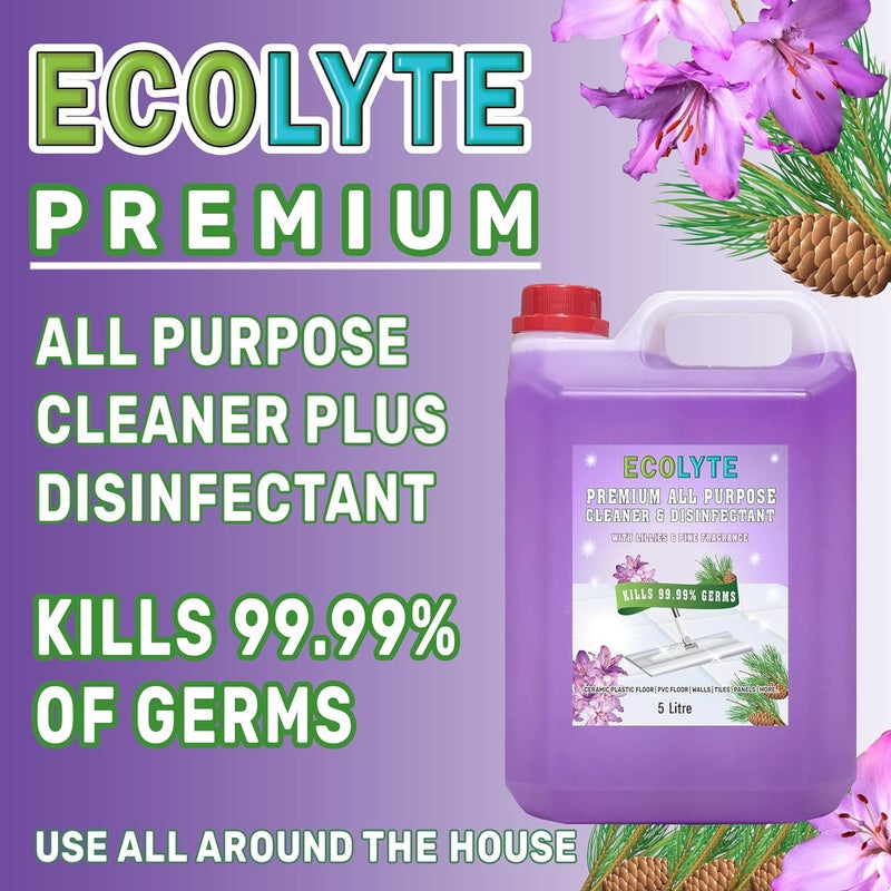 ECOLYTE+ Premium All Purpose Cleaner & Disinfectant - 5L - Image 4